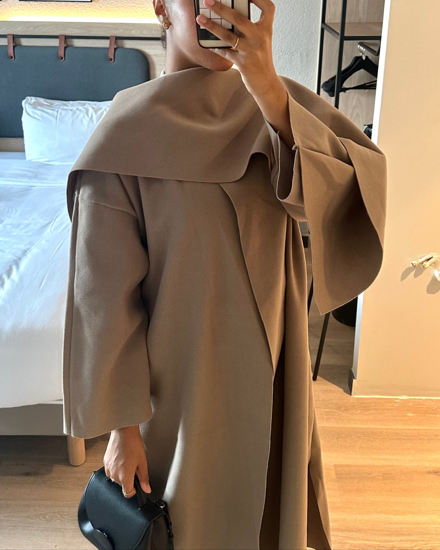 Manteau-écharpe Long - Taupe