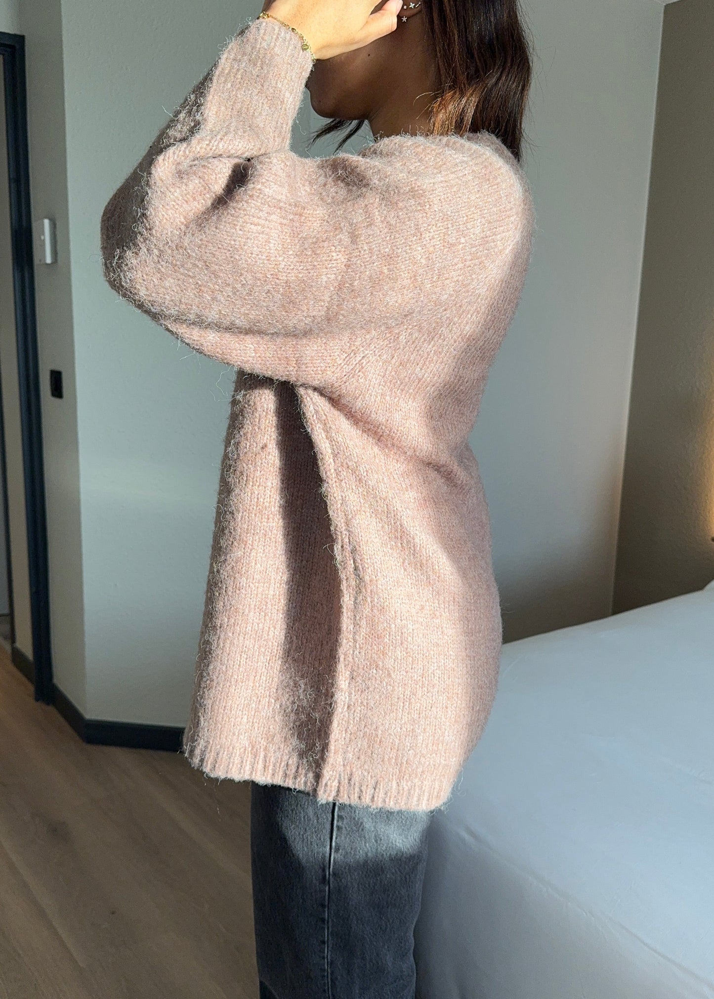 Pull doudou marron