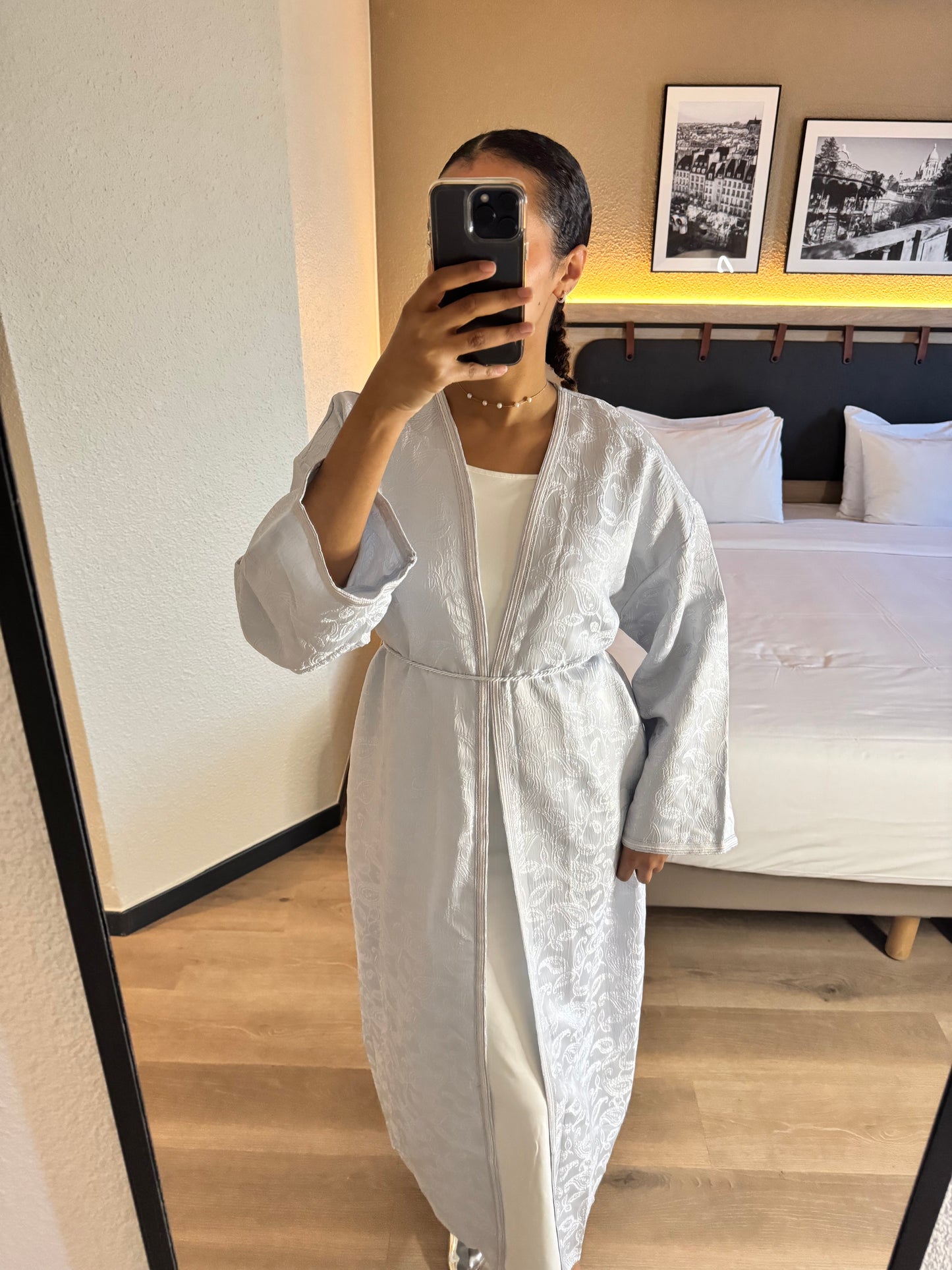 Kimono Ezra - Bleu ciel