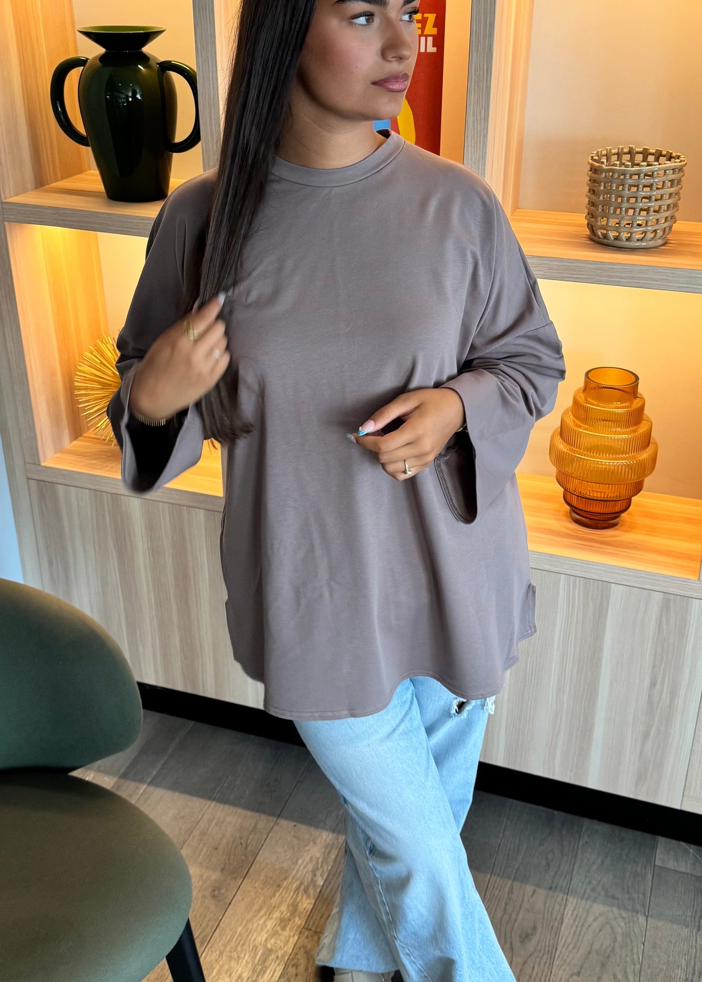 T-shirt Jade - Taupe