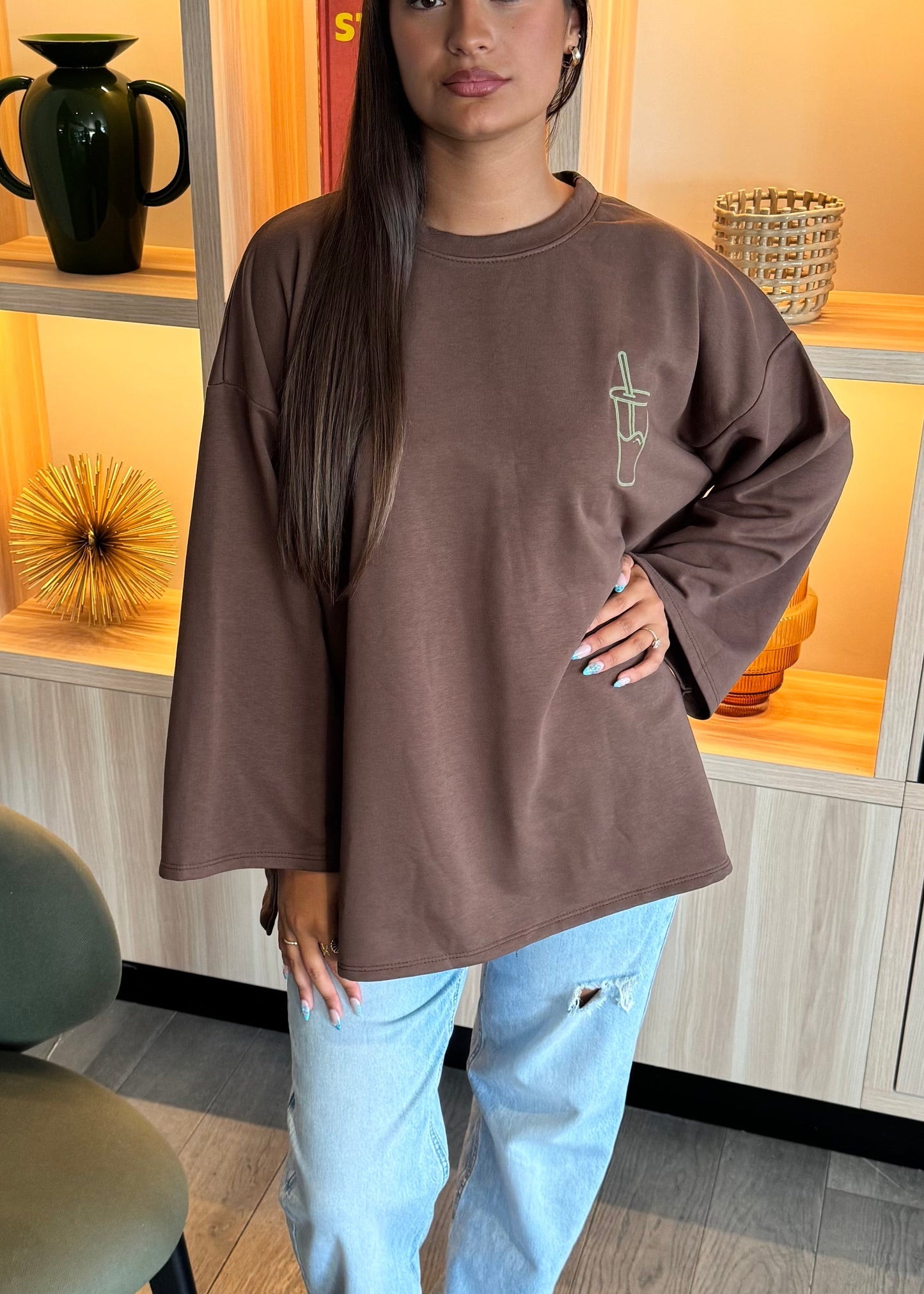 T-shirt Oversize - Le Matcha