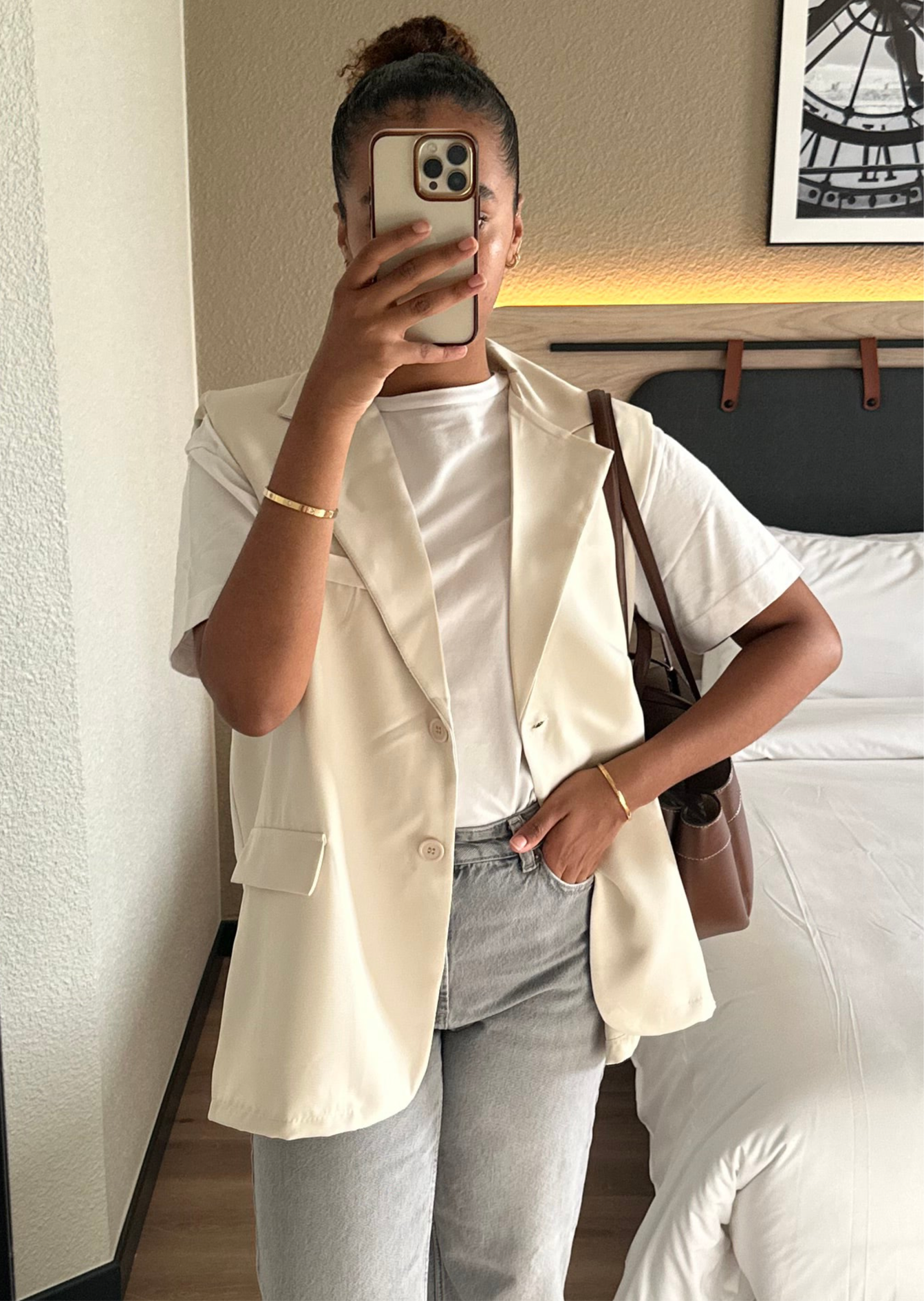 Blazer à fentes - sans manches