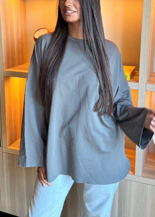 T-shirt Jade – gris souris
