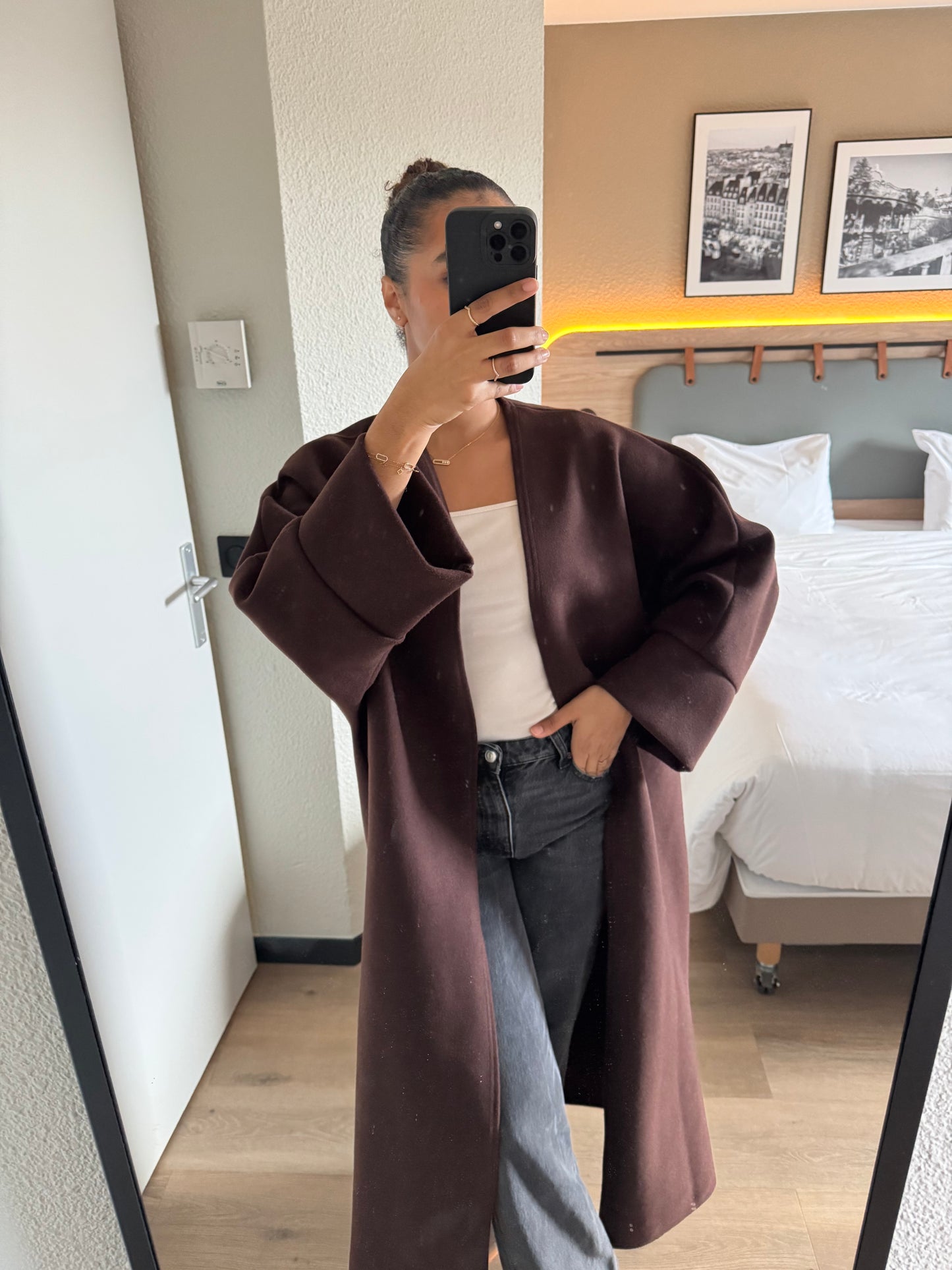 Manteau Sarah - Marron