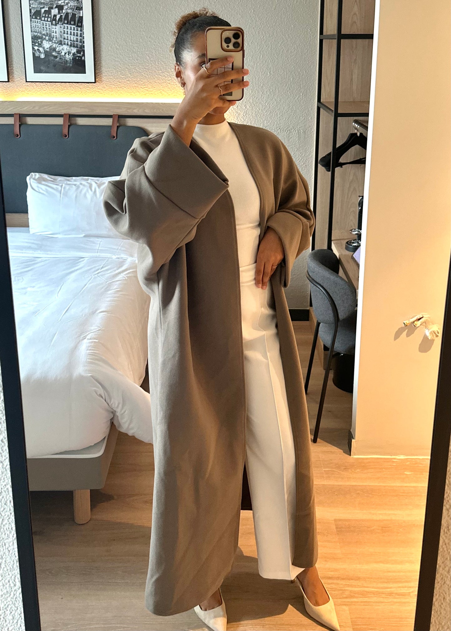 Manteau Sarah - Taupe