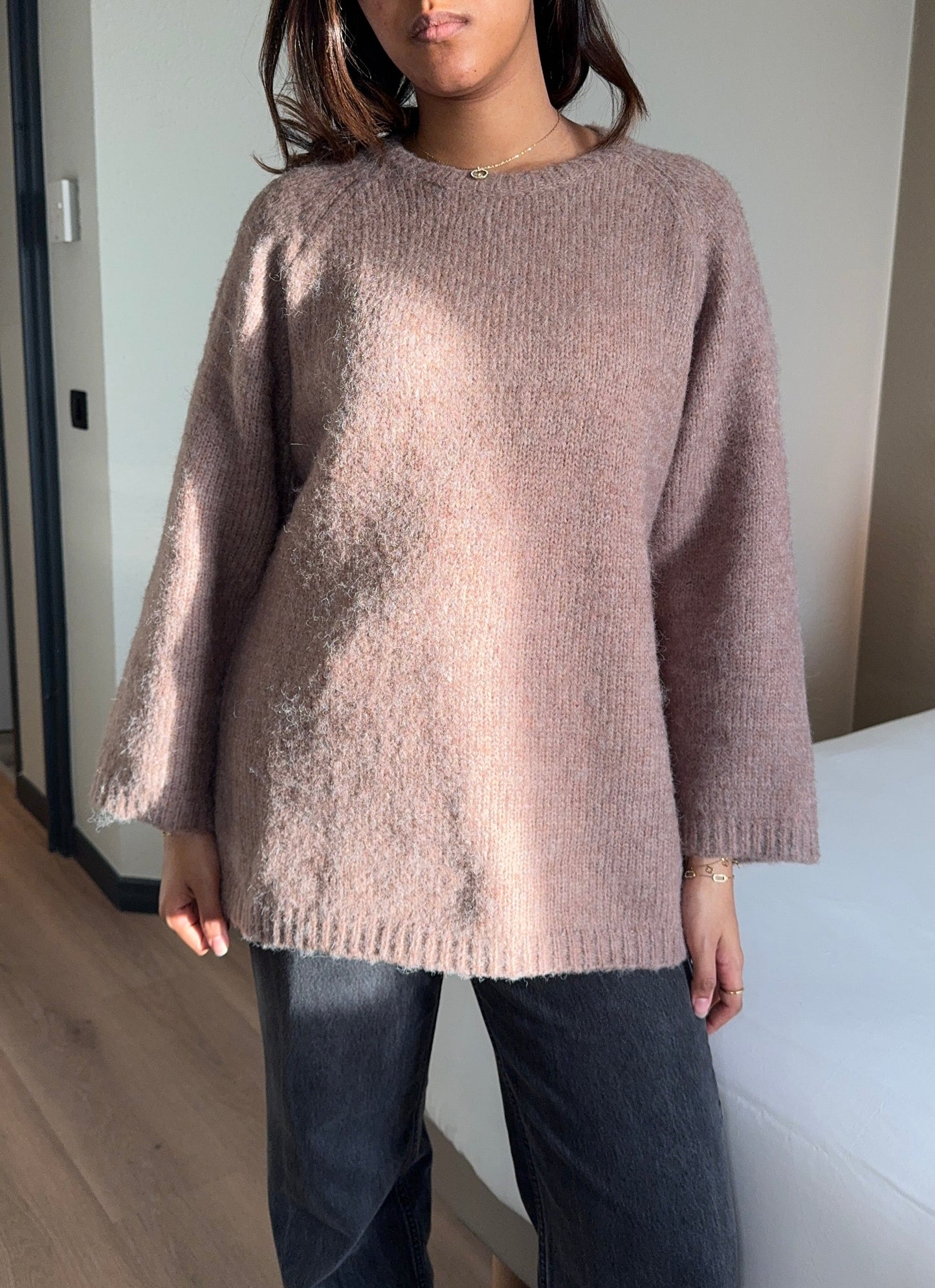 Pull doudou marron