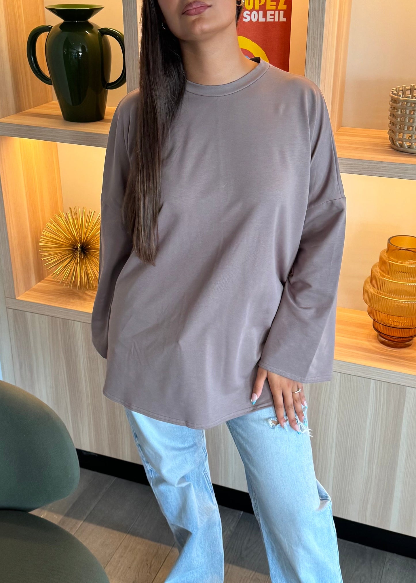 T-shirt Jade - Taupe