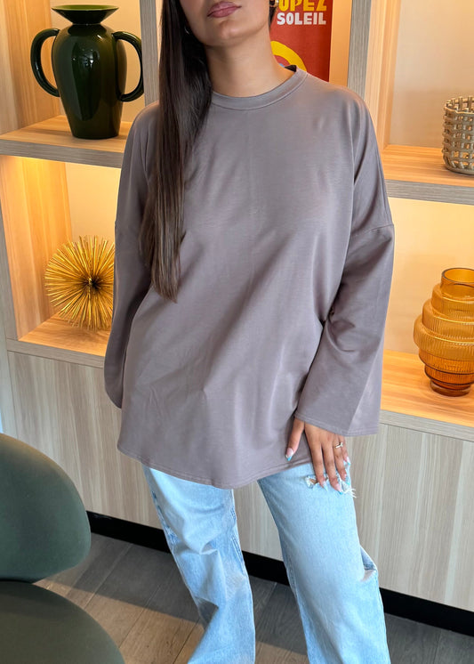 T-shirt Jade - Taupe