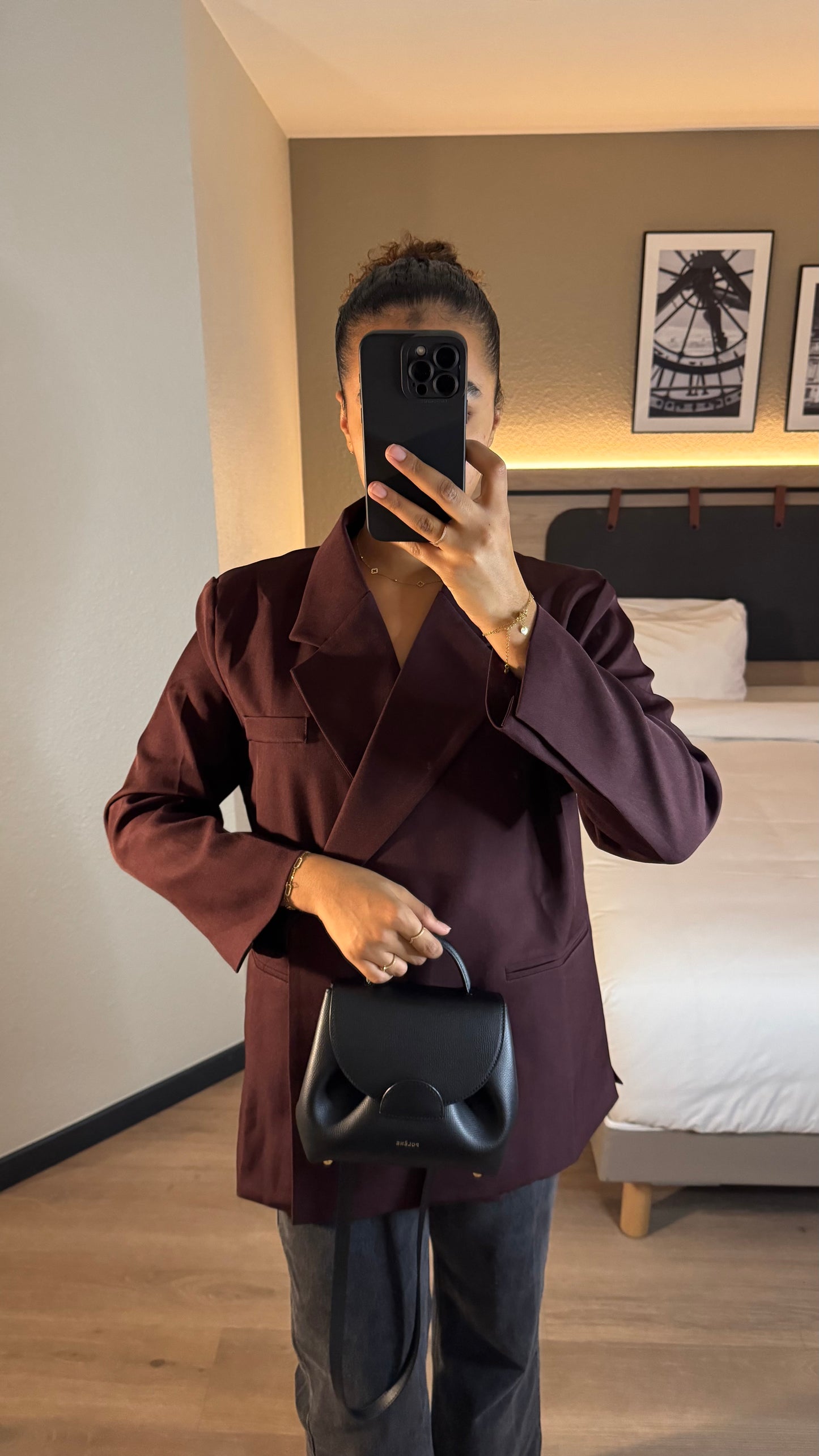 Blazer oversize [PREMIUM] - bordeaux