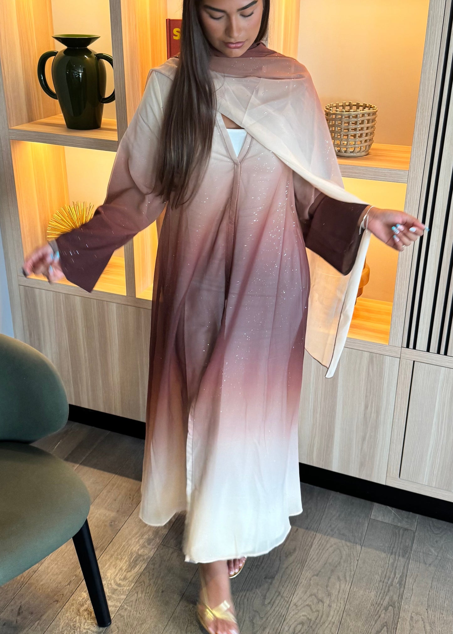 Kimono Layal - Marron