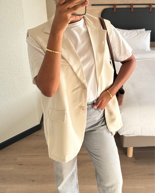 Blazer à fentes - sans manches