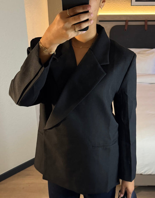 Blazer oversize [PREMIUM] - Noir